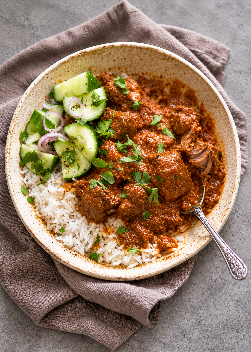 Rogan Josh – indisches Lammcurry mit Rogan Josh Gewürz