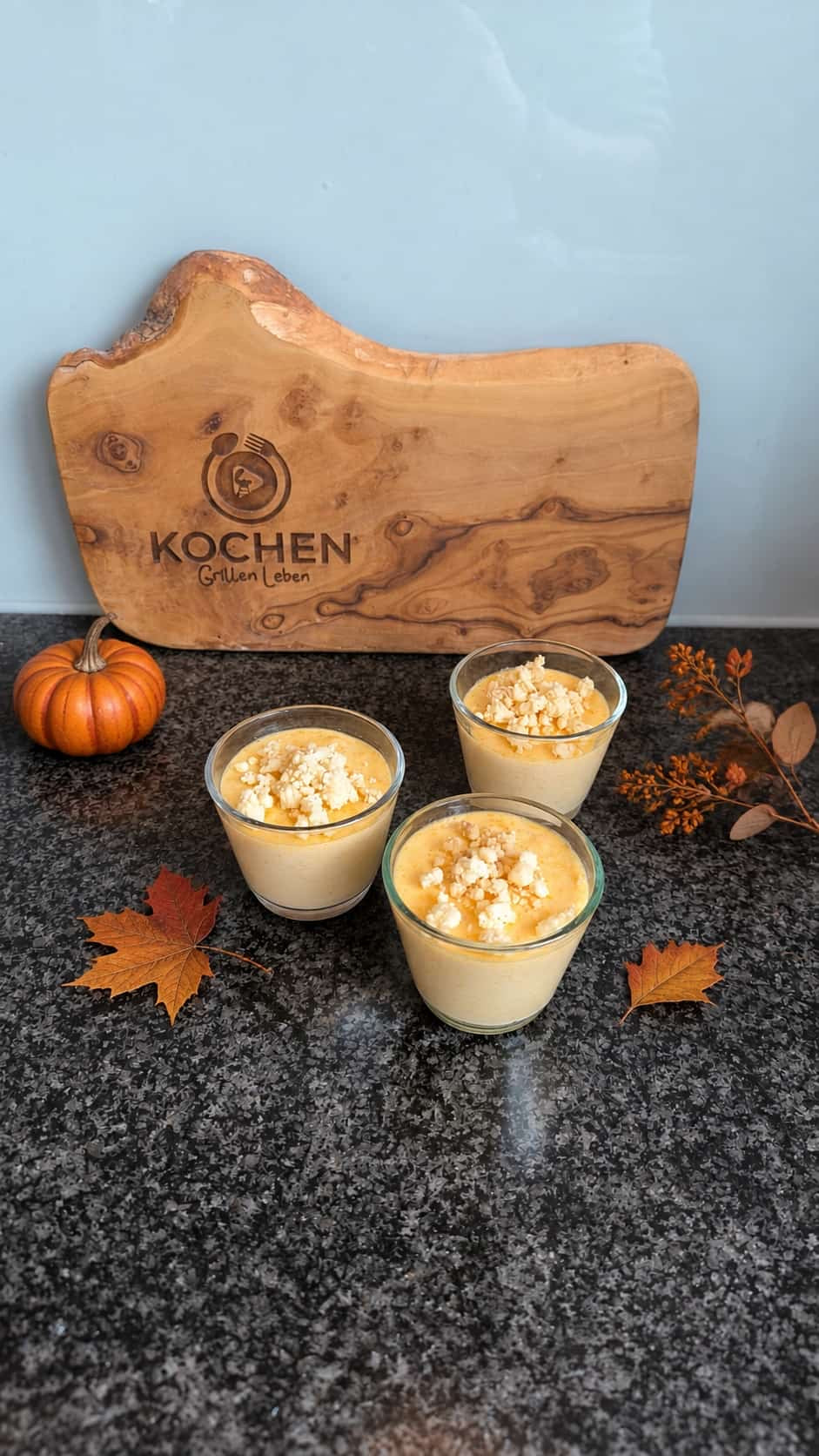 Kochkurs Wilder Herbst – Kürbisdessert im Glas mit herbstlicher Deko